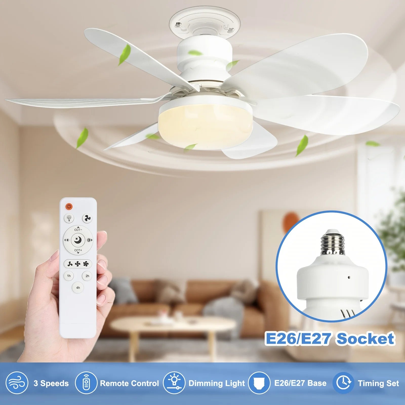 LumiBreeze™ Smart Ceiling Fan Light
