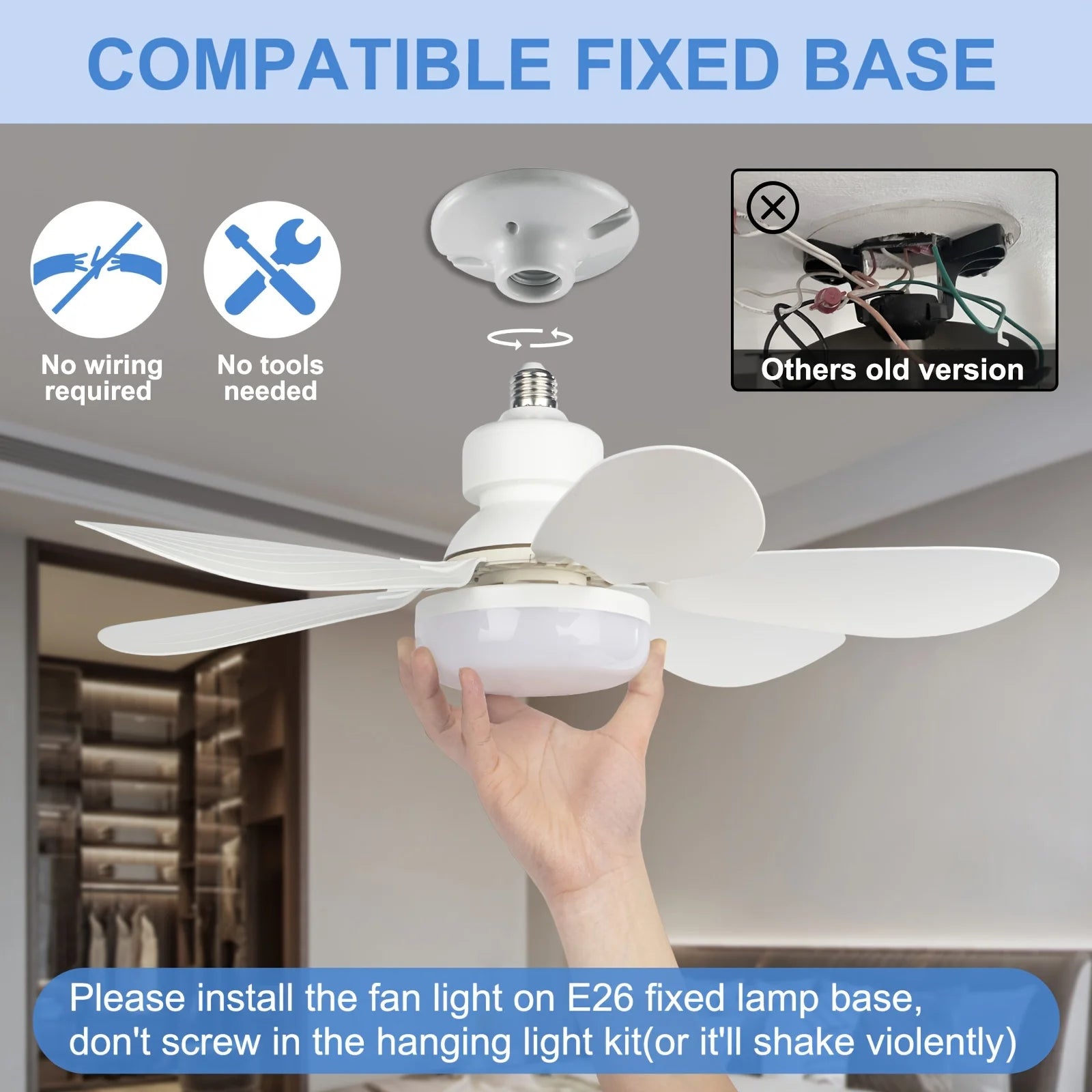 LumiBreeze™ Smart Ceiling Fan Light