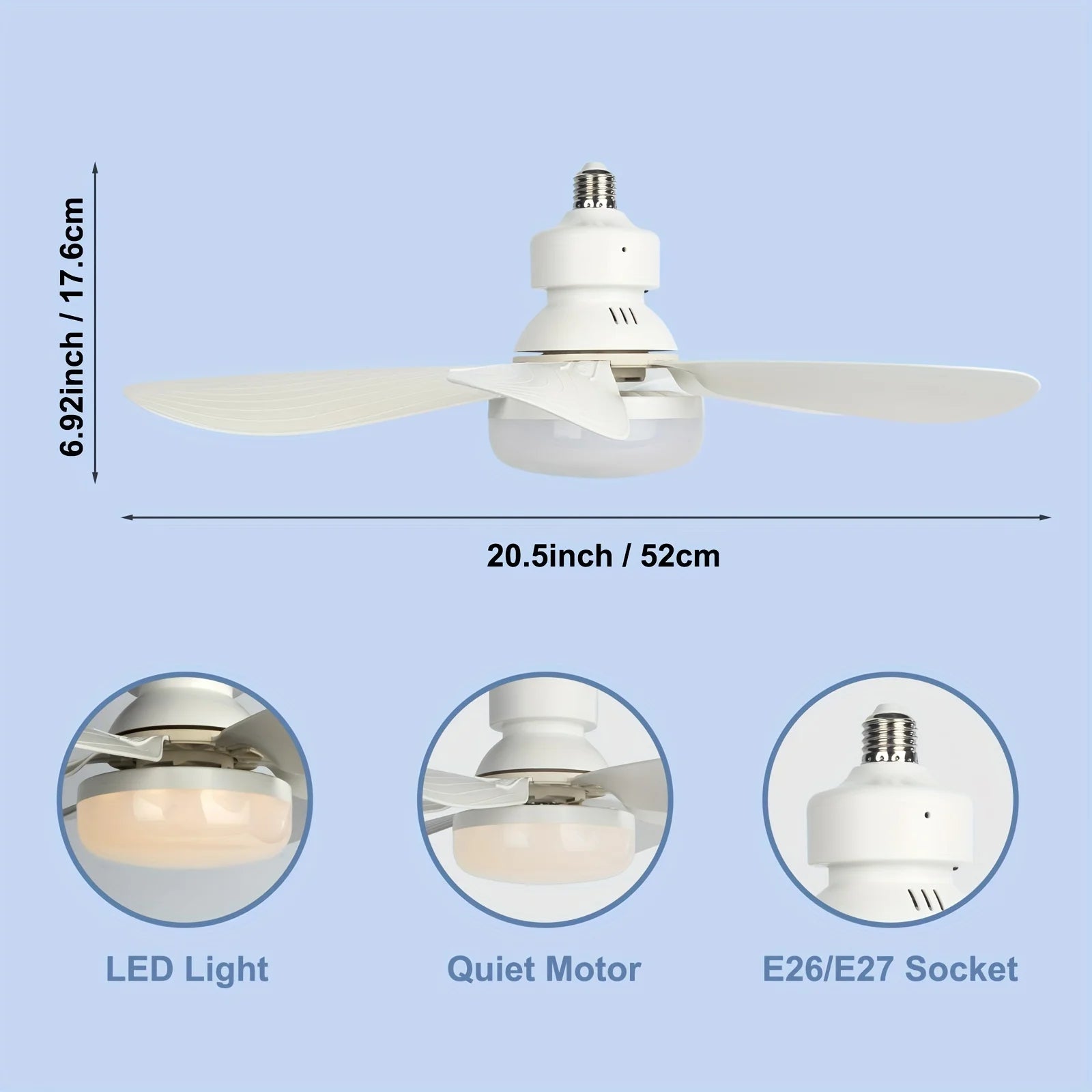 LumiBreeze™ Smart Ceiling Fan Light