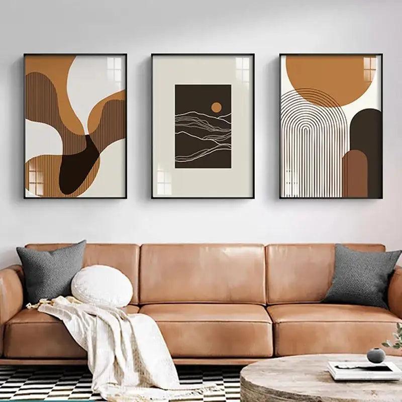 GeoLuxe™ Modern Abstract Canvas Print