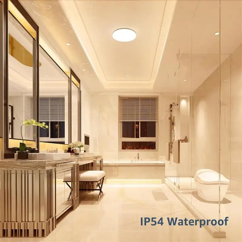 AquaShield™ Minimalist Waterproof Ceiling Light