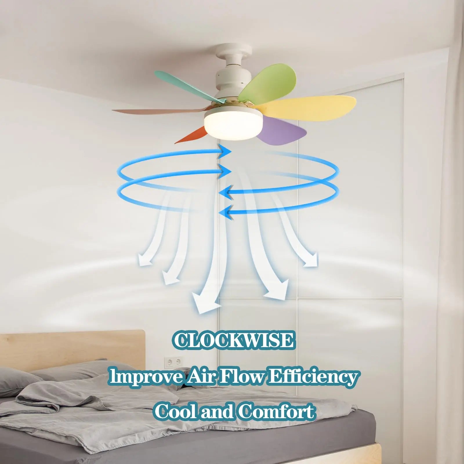 LumiBreeze™ Smart Ceiling Fan Light