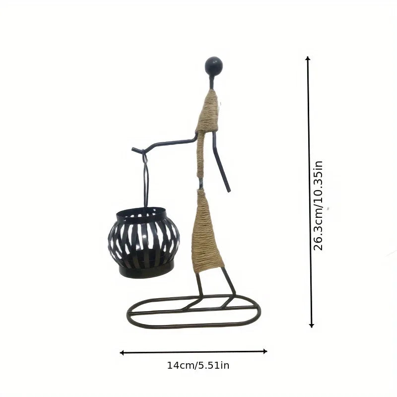 SilhouetteGlow™ Artistic Candle Holder