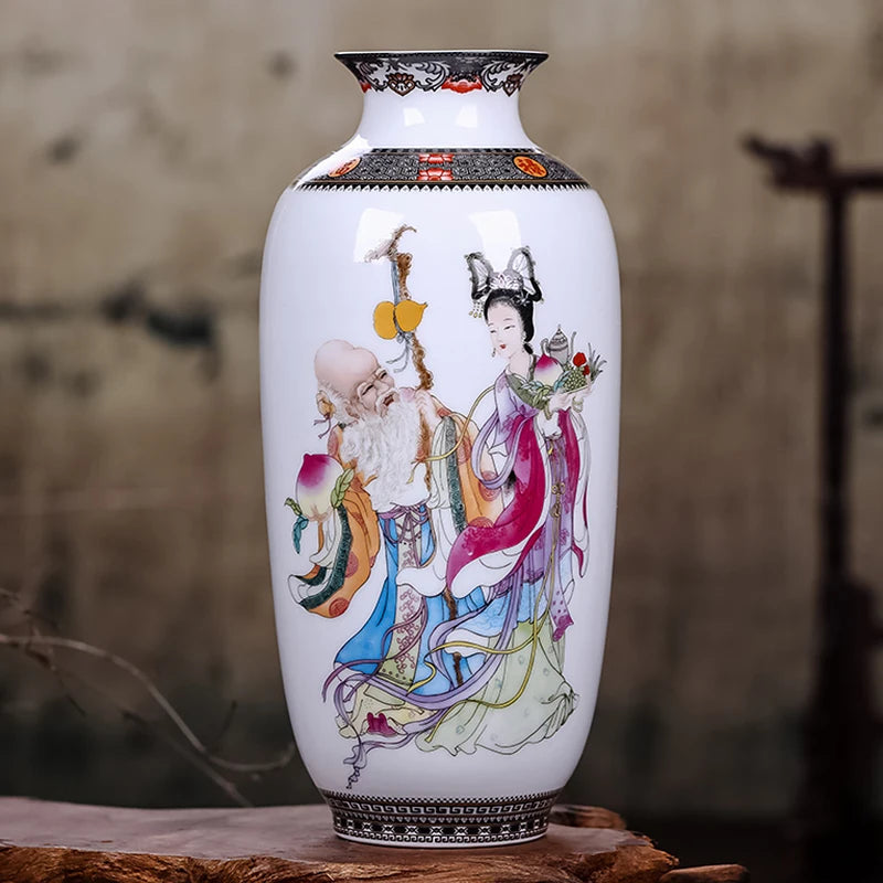 Serenity Heritage Ceramic Vase