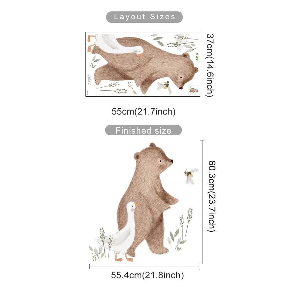 Kids Room Decoration Decal With Cartoon Stickers