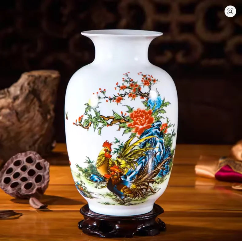 Serenity Heritage Ceramic Vase