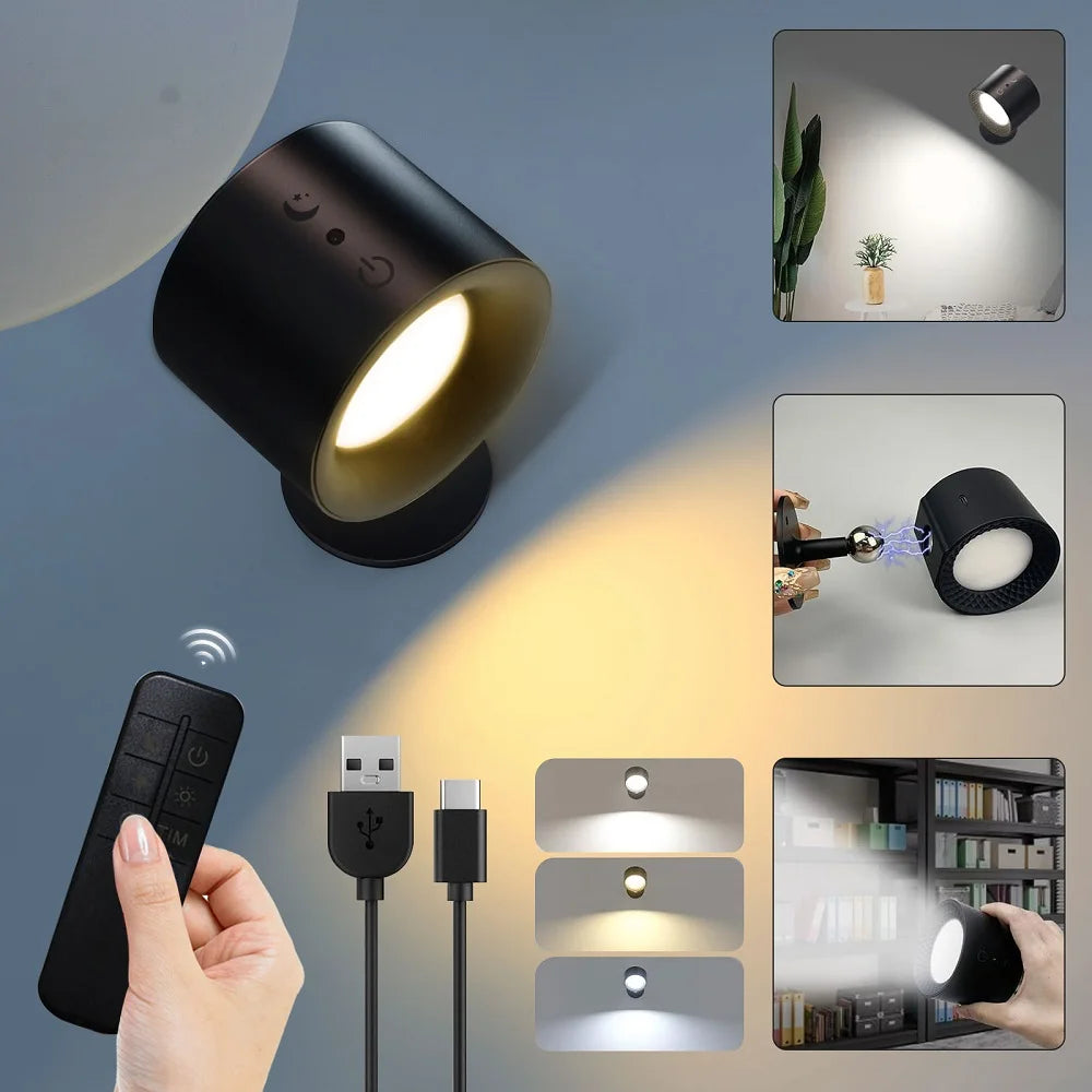 LumaFlex™ DualGlow 360° Magnetic Wall Sconce