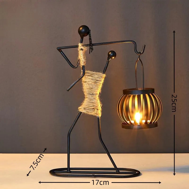 SilhouetteGlow™ Artistic Candle Holder