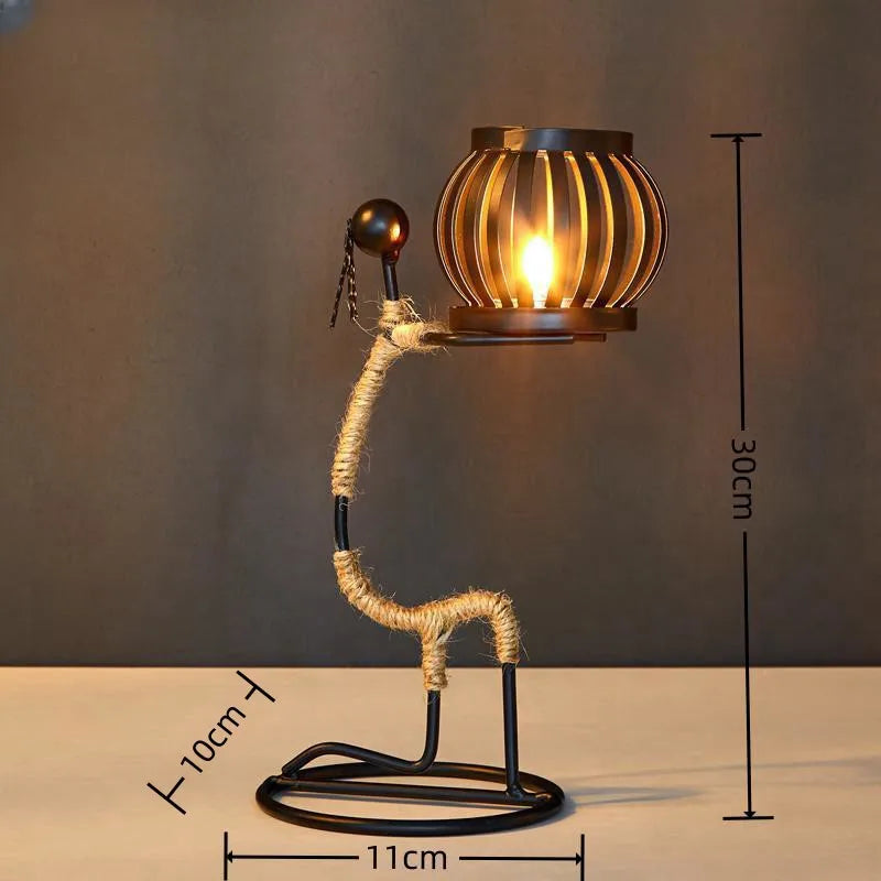 SilhouetteGlow™ Artistic Candle Holder