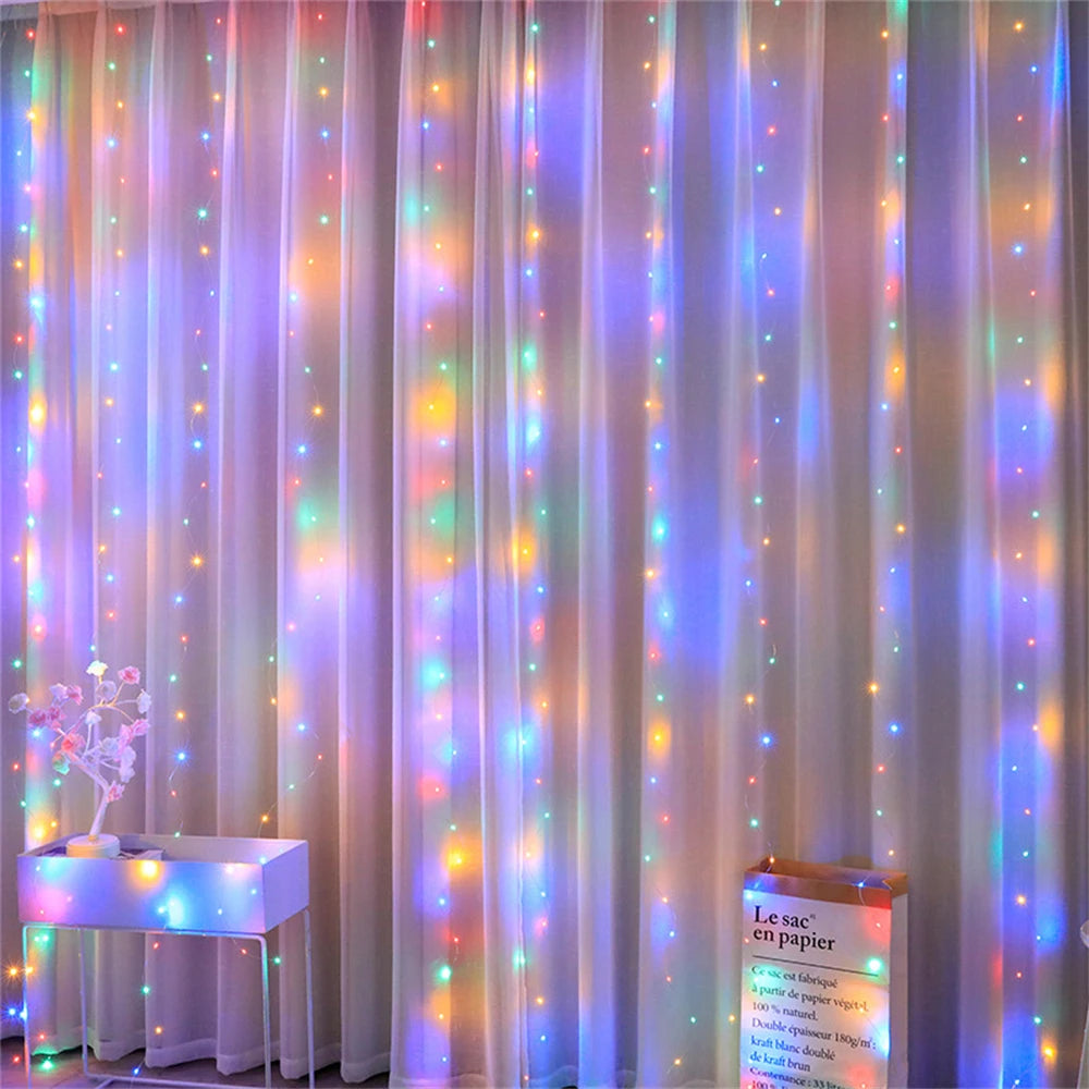 Lunara Glow – USB LED Curtain Lights