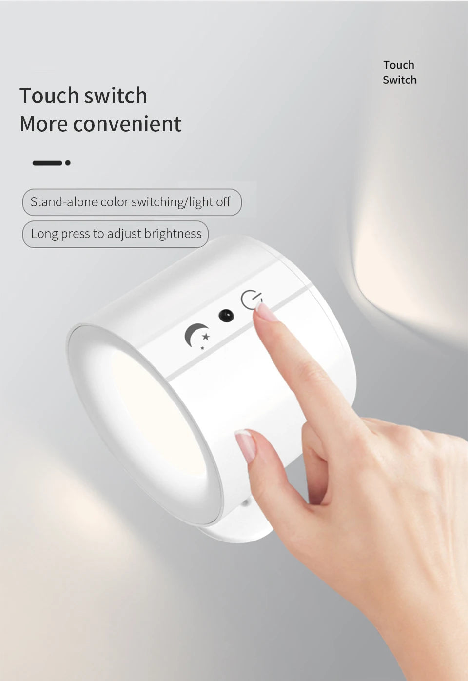 LumaFlex™ DualGlow 360° Magnetic Wall Sconce