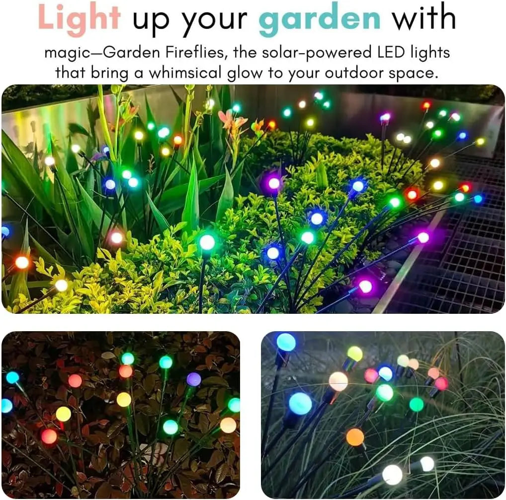 FireflyGlow™ Swaying Solar Garden Lights