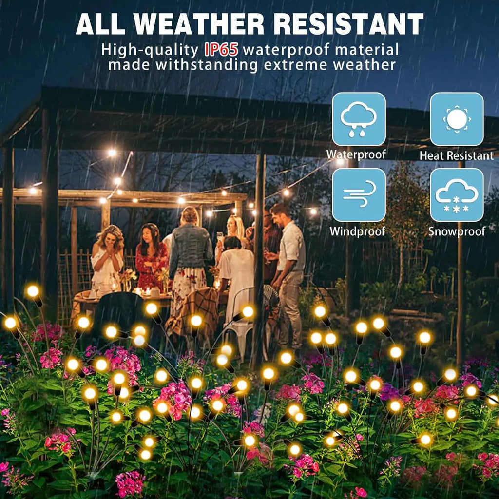FireflyGlow™ Swaying Solar Garden Lights