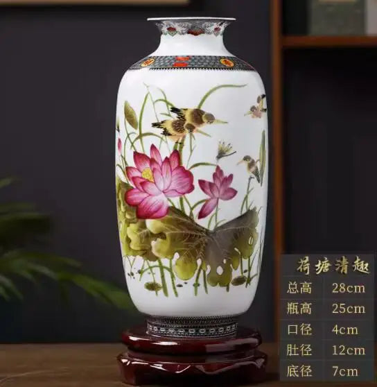 Serenity Heritage Ceramic Vase