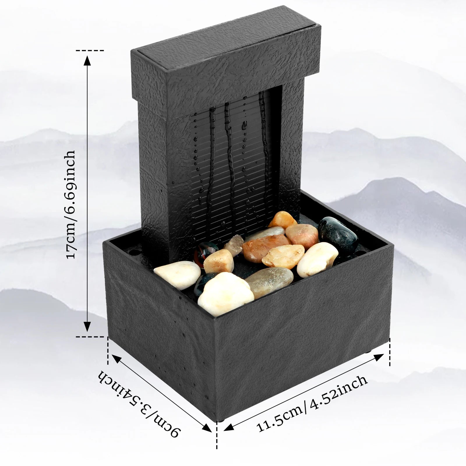 SerenityFalls™ Tabletop Water Fountain