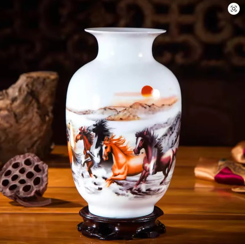 Serenity Heritage Ceramic Vase