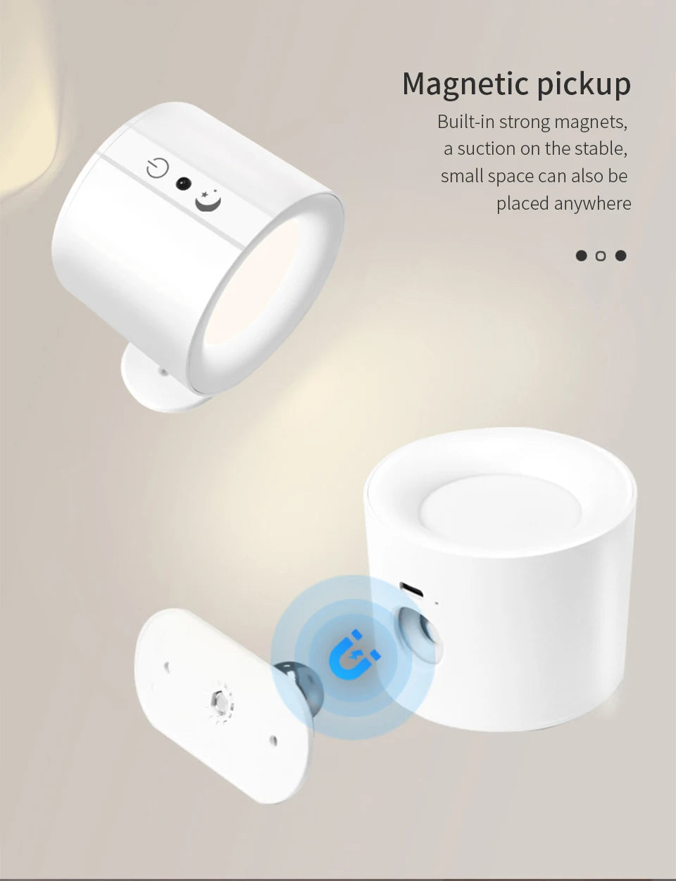 LumaFlex™ DualGlow 360° Magnetic Wall Sconce