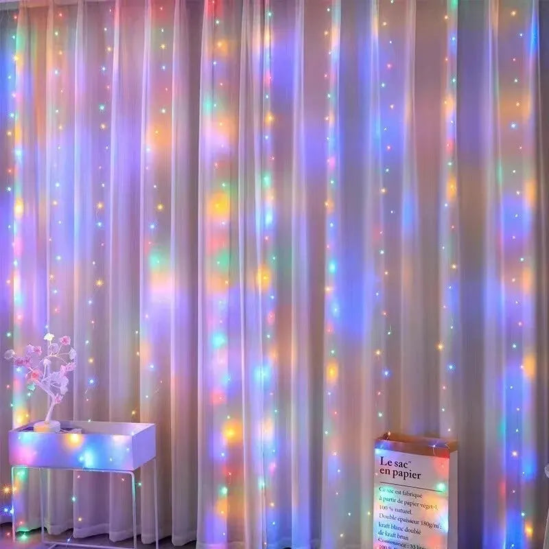 Lunara Glow – USB LED Curtain Lights