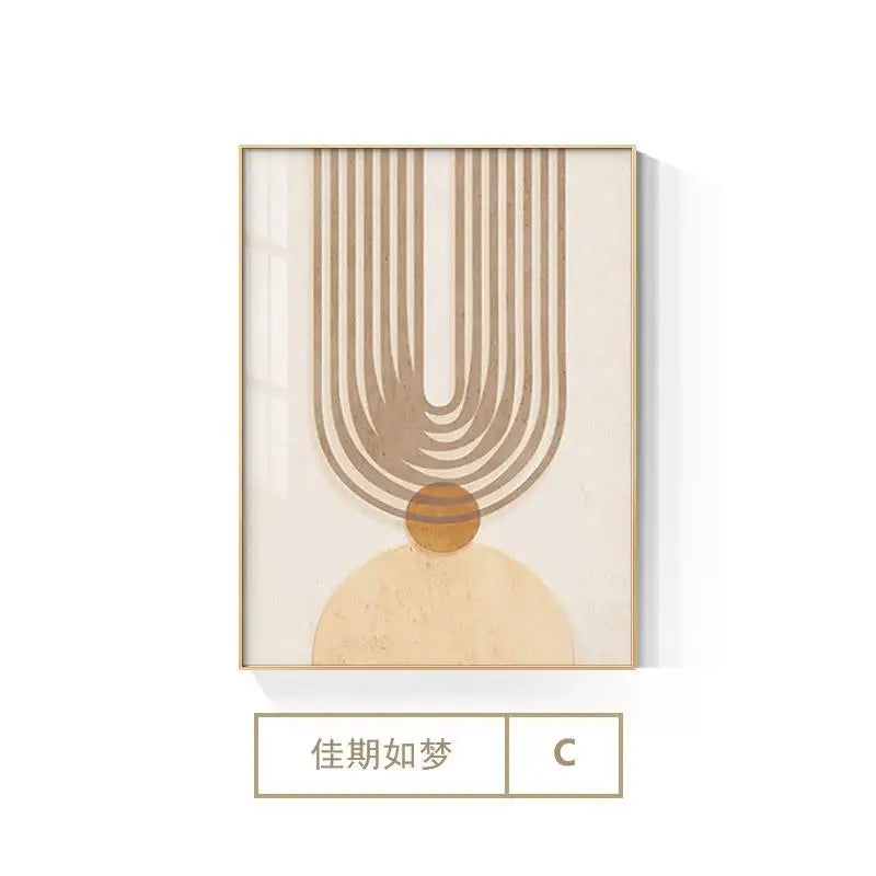 ContourMuse™ Abstract Line Art Canvas