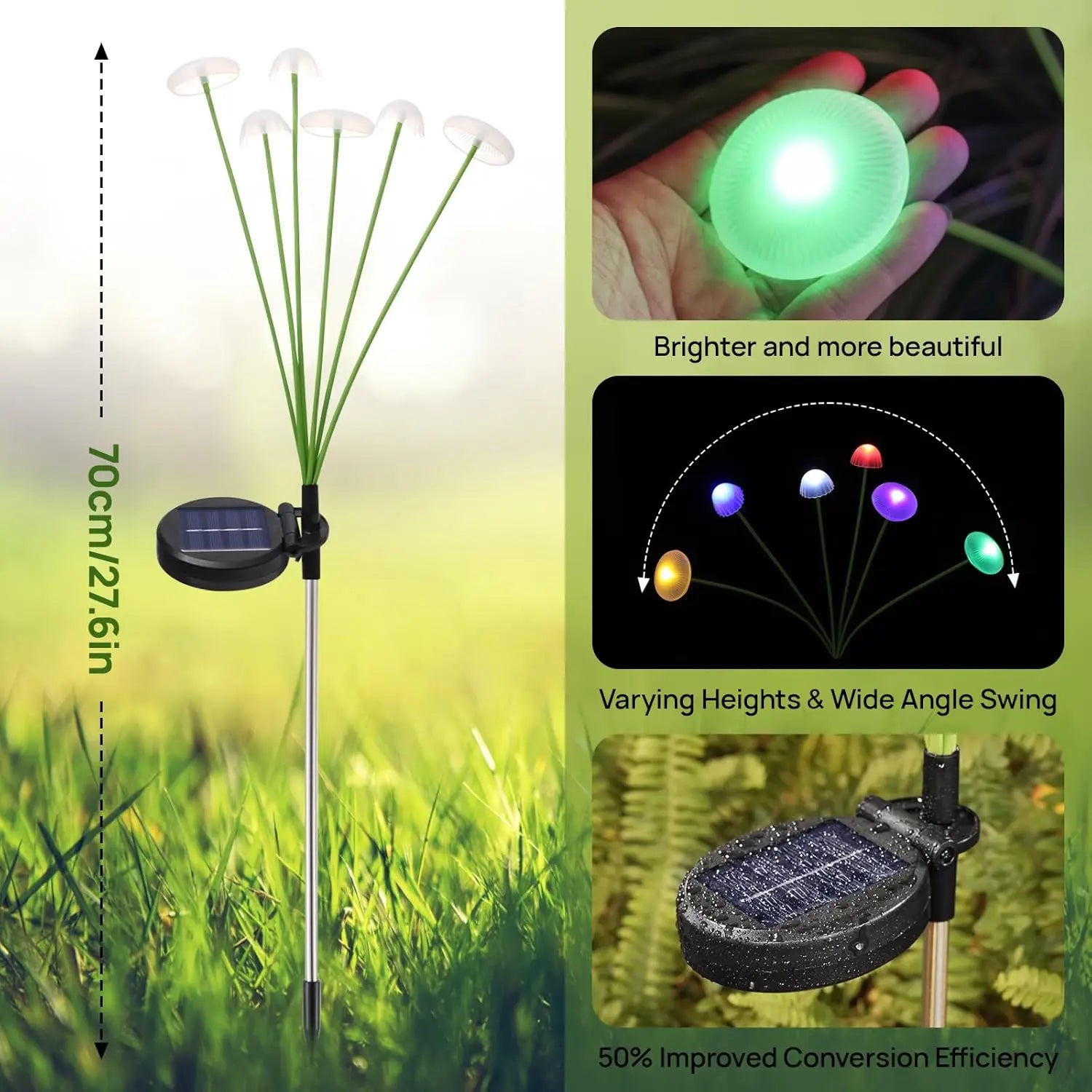 LumiShroom™ Solar Garden Lights