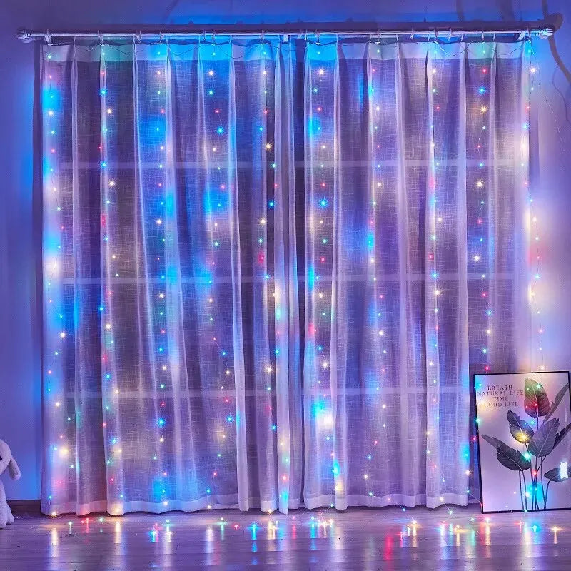 Lunara Glow – USB LED Curtain Lights