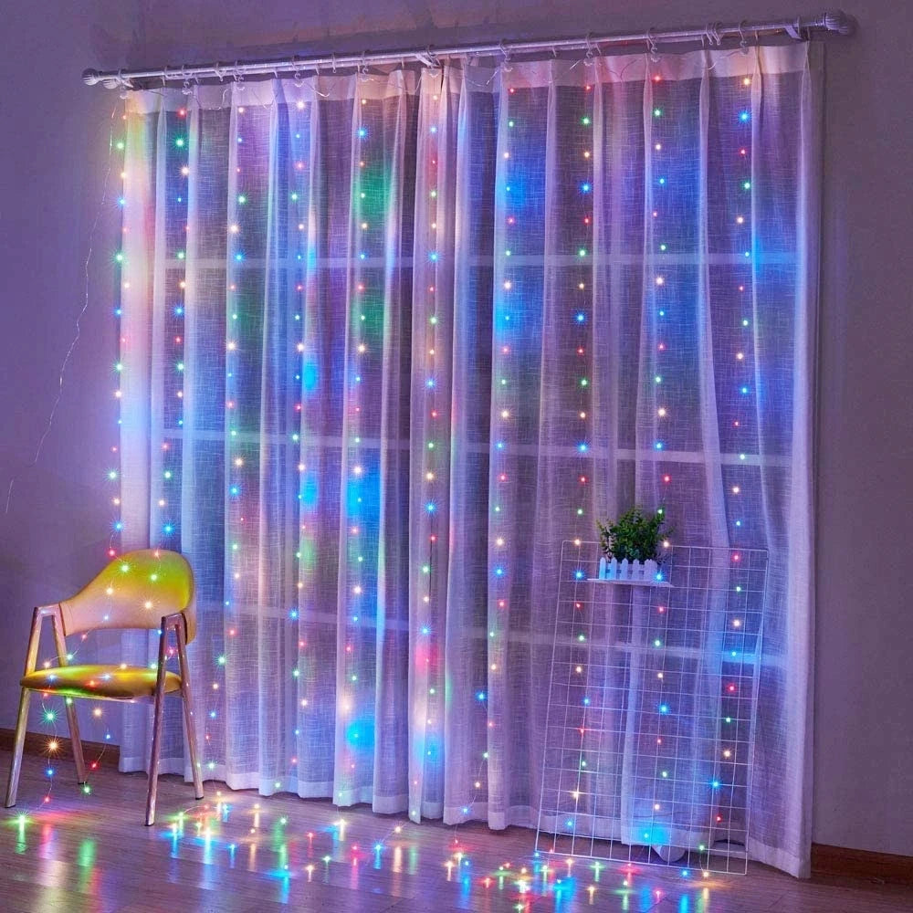 Lunara Glow – USB LED Curtain Lights