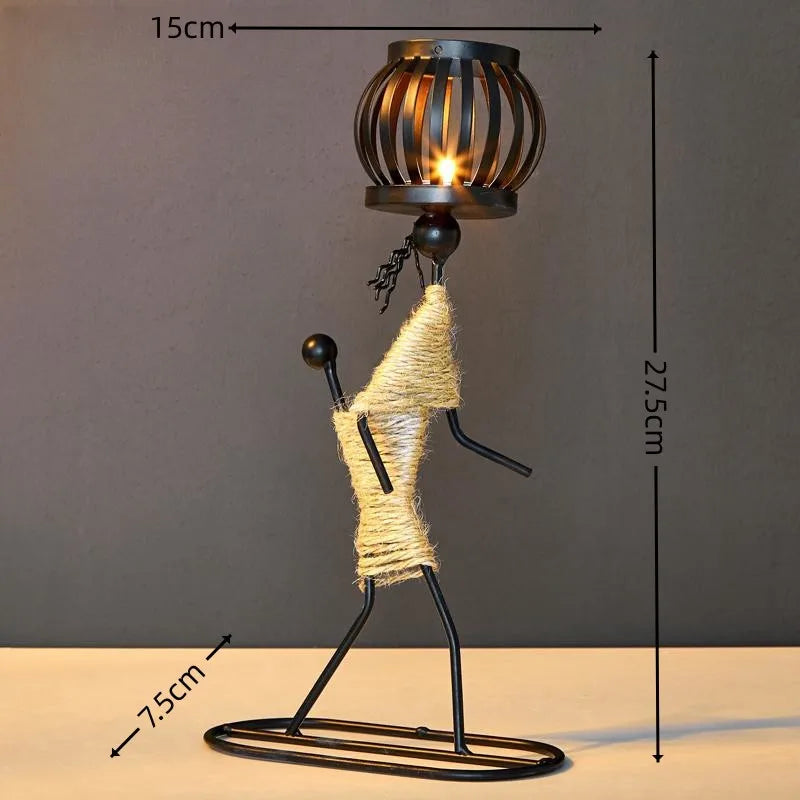 SilhouetteGlow™ Artistic Candle Holder