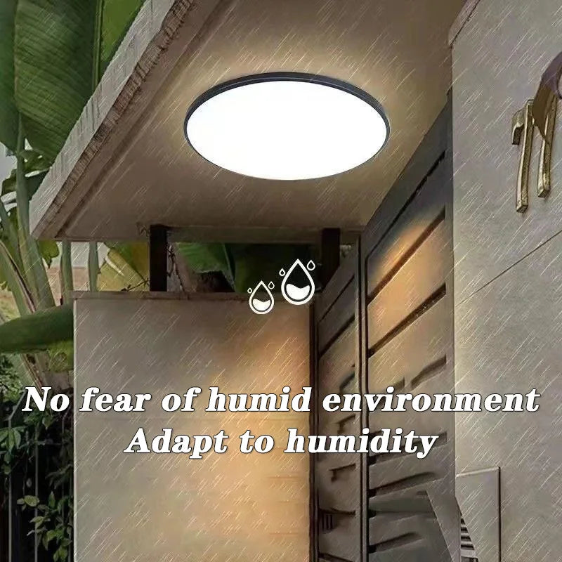 AquaShield™ Minimalist Waterproof Ceiling Light