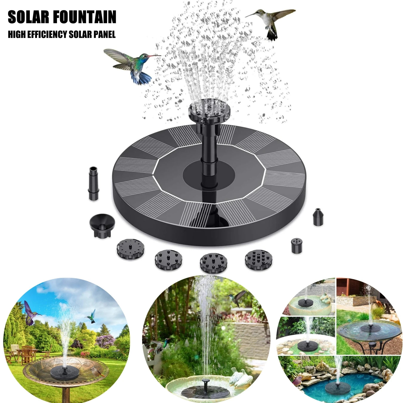 SunFlow™ Solar Fountain Pump