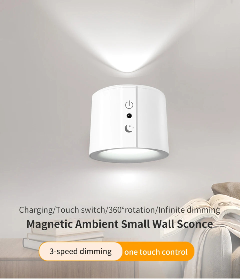 LumaFlex™ DualGlow 360° Magnetic Wall Sconce