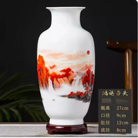 Serenity Heritage Ceramic Vase