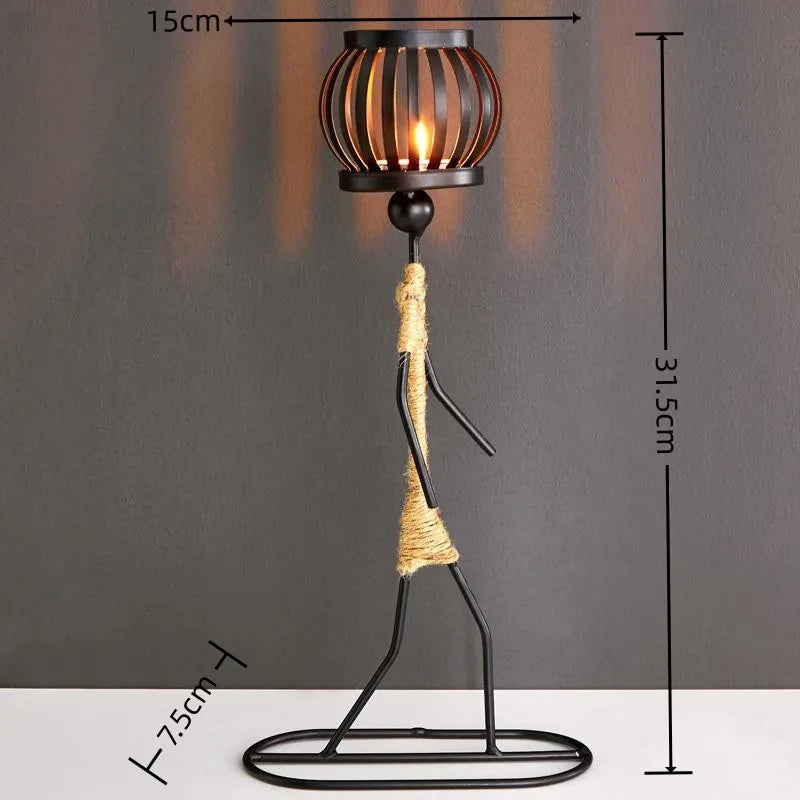 SilhouetteGlow™ Artistic Candle Holder