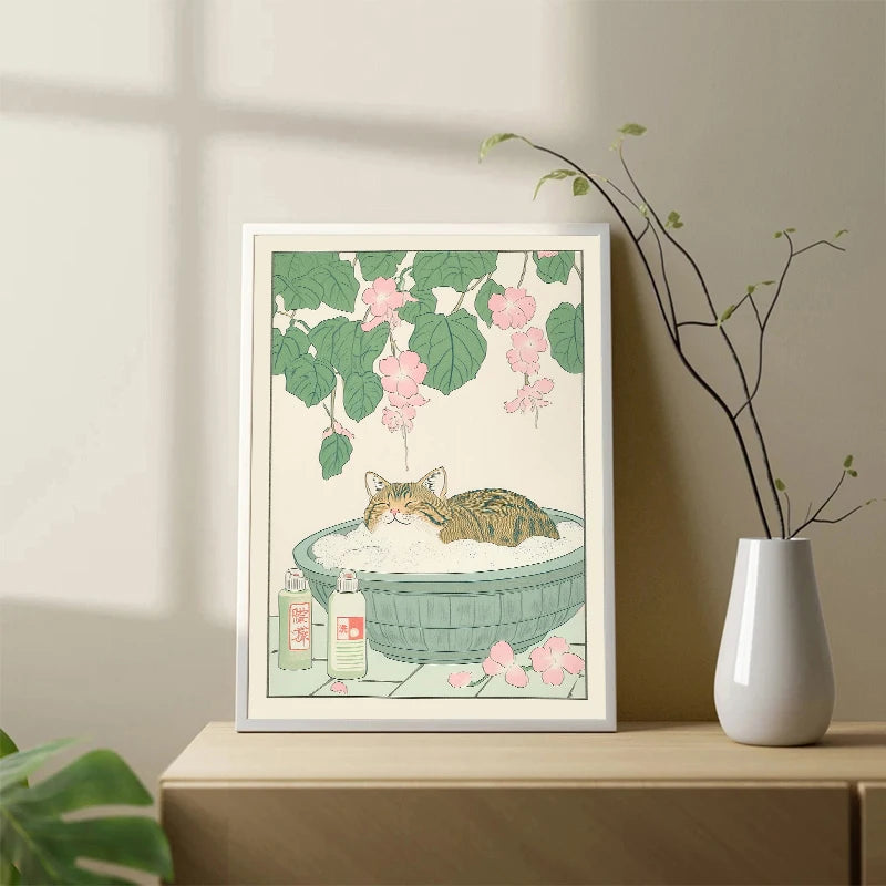 Kyomi™ Japanese Minimalist Animal Canvas