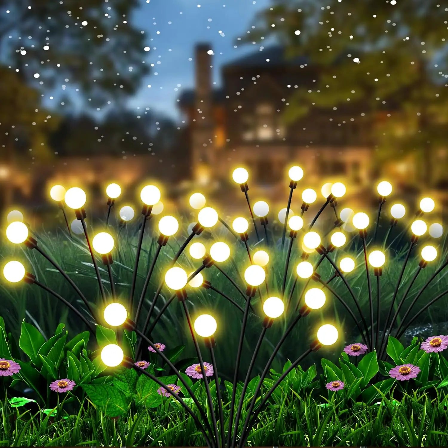 FireflyGlow™ Swaying Solar Garden Lights
