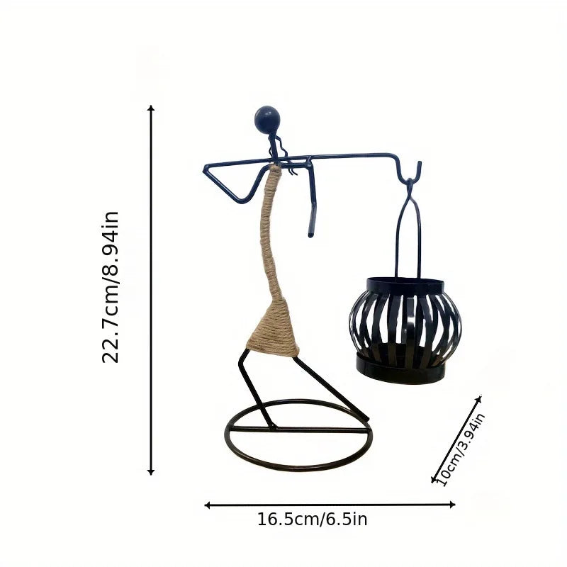 SilhouetteGlow™ Artistic Candle Holder