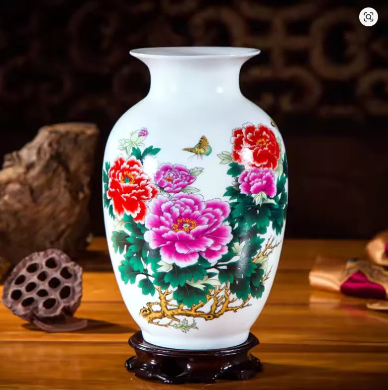 Serenity Heritage Ceramic Vase