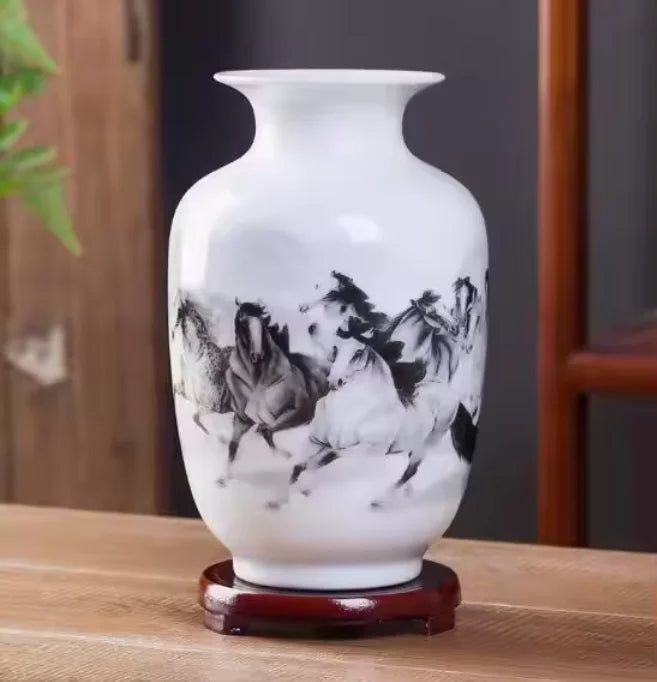 Serenity Heritage Ceramic Vase