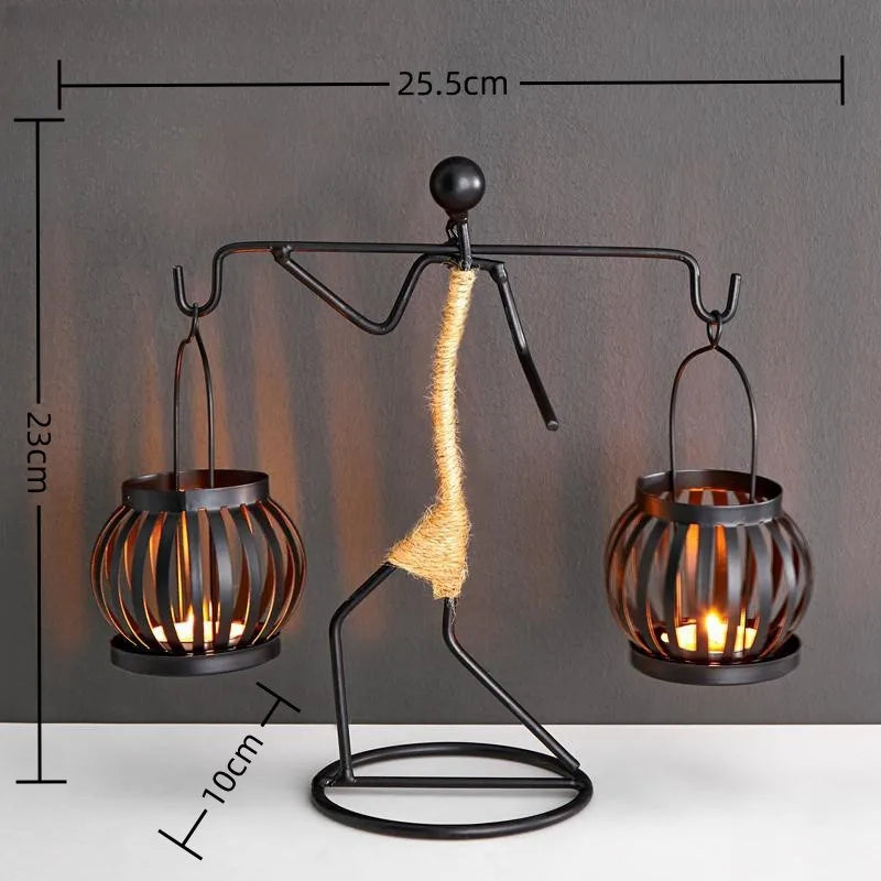 SilhouetteGlow™ Artistic Candle Holder