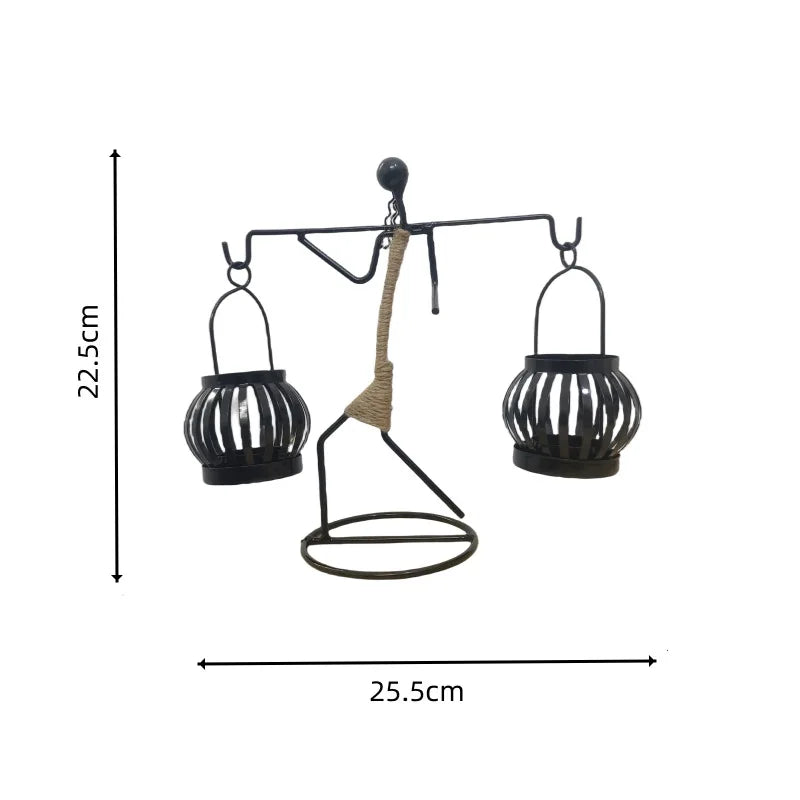 SilhouetteGlow™ Artistic Candle Holder