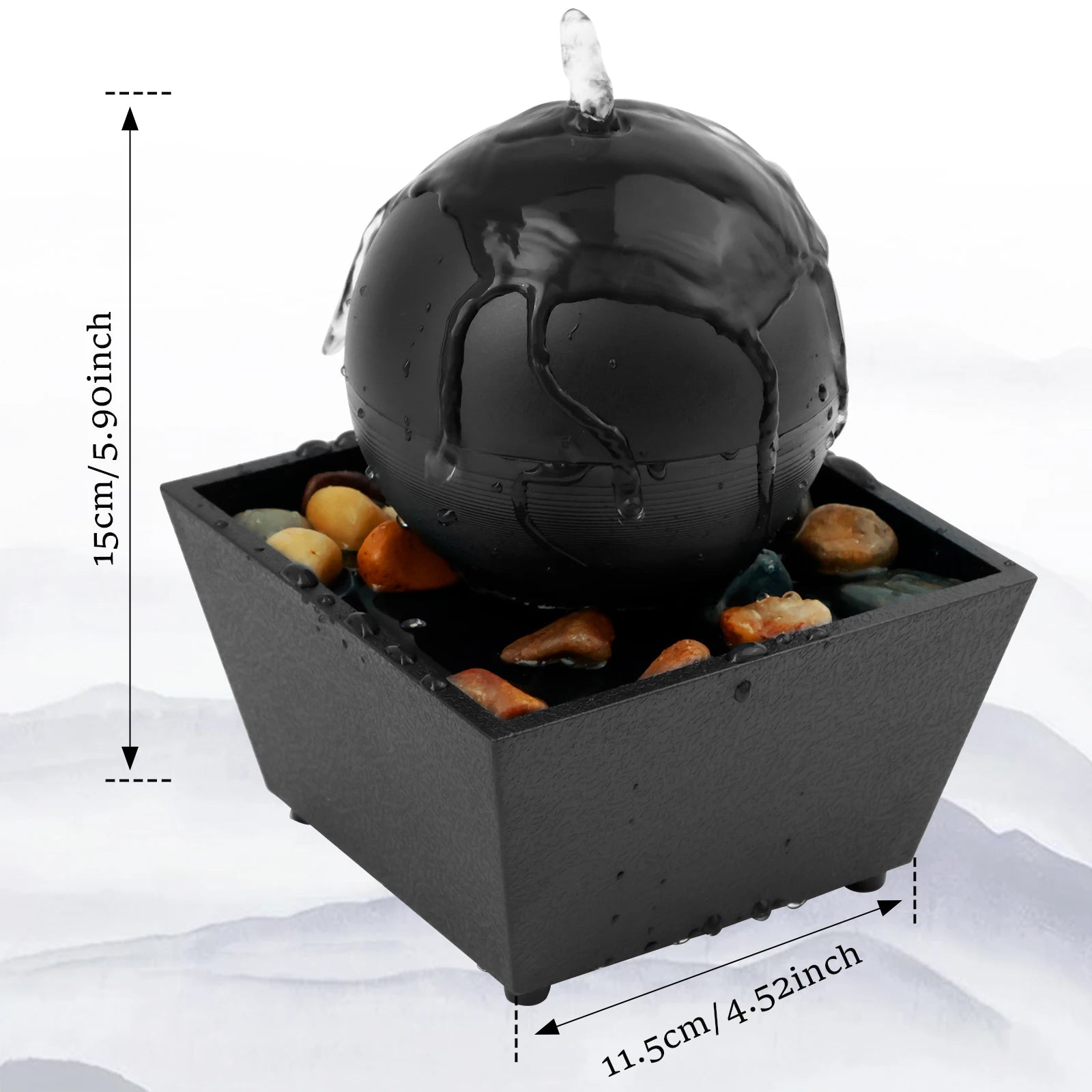 SerenityFalls™ Tabletop Water Fountain