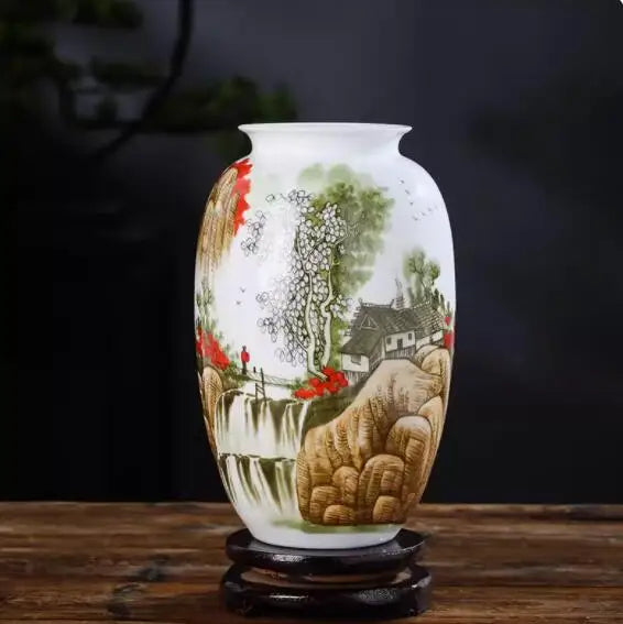 Serenity Heritage Ceramic Vase