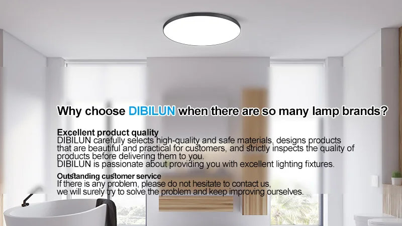 AquaShield™ Minimalist Waterproof Ceiling Light