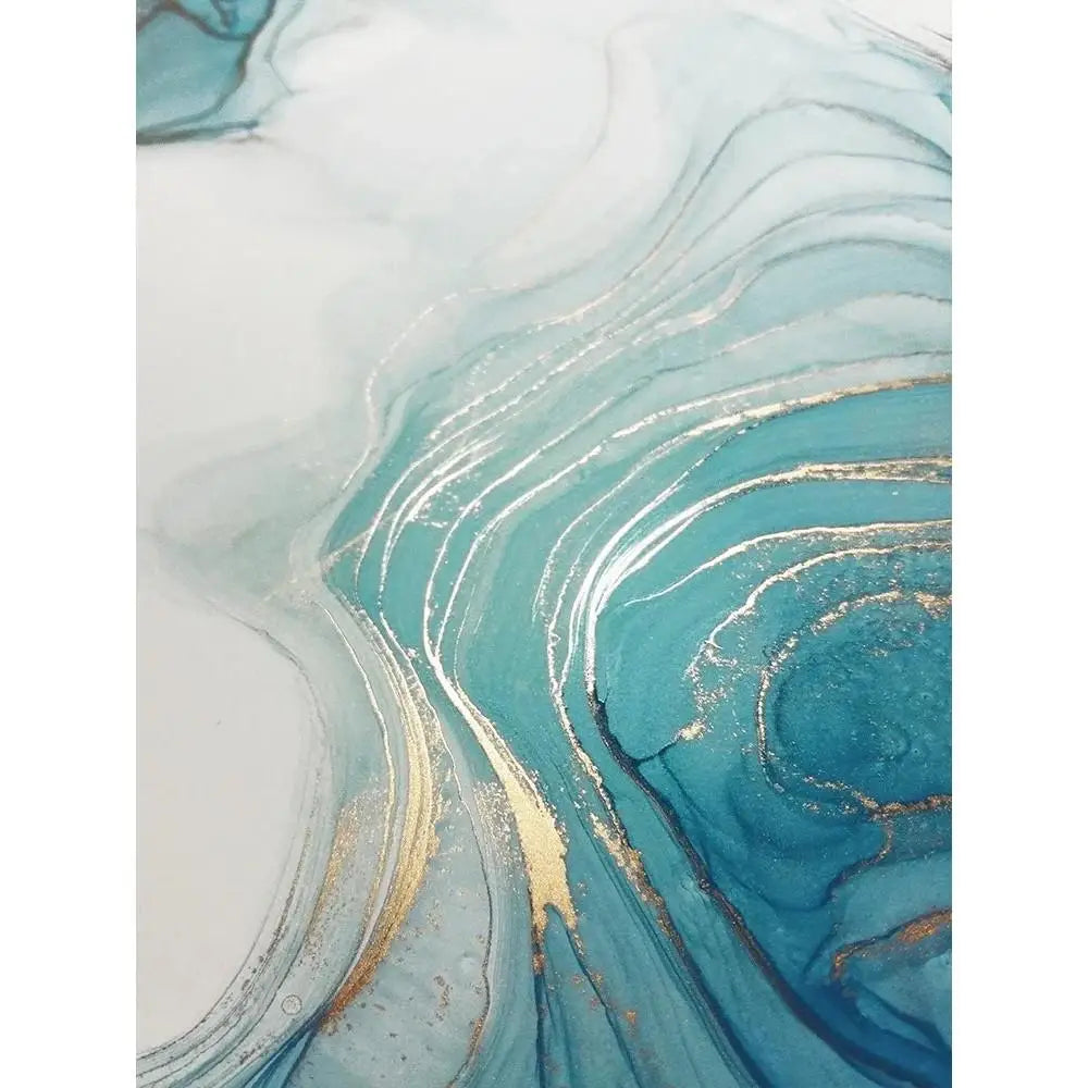 TurquoiseGilt™ Marble Luxe Canvas