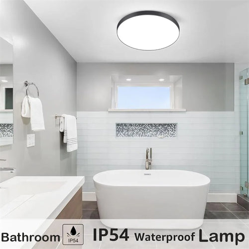 AquaShield™ Minimalist Waterproof Ceiling Light