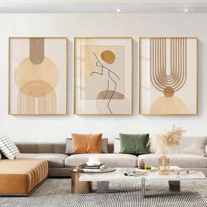 ContourMuse™ Abstract Line Art Canvas