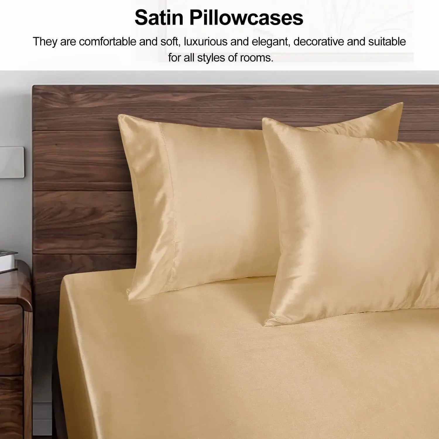Lunare™ Satin Pillowcase Set