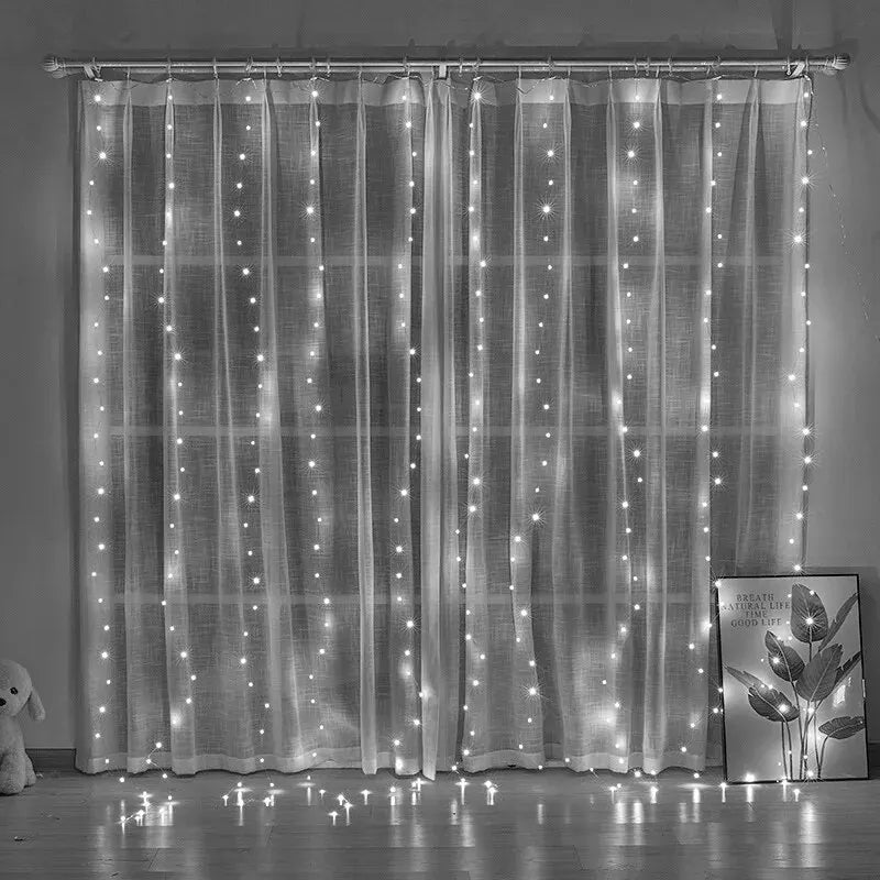 Lunara Glow – USB LED Curtain Lights