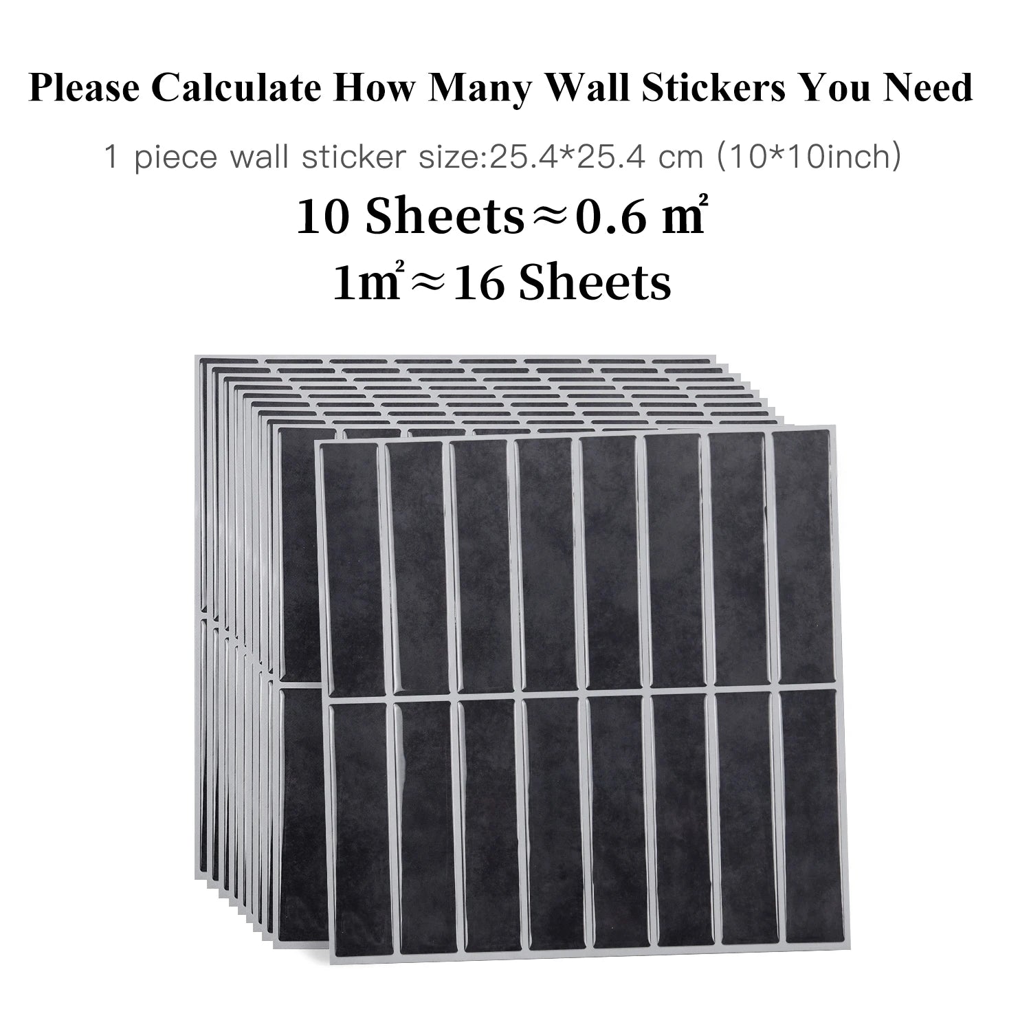 TileFlex™ Peel & Stick Waterproof Panels (10-Pack)