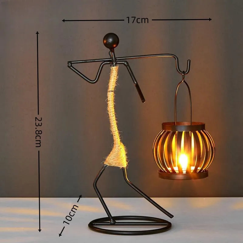 SilhouetteGlow™ Artistic Candle Holder