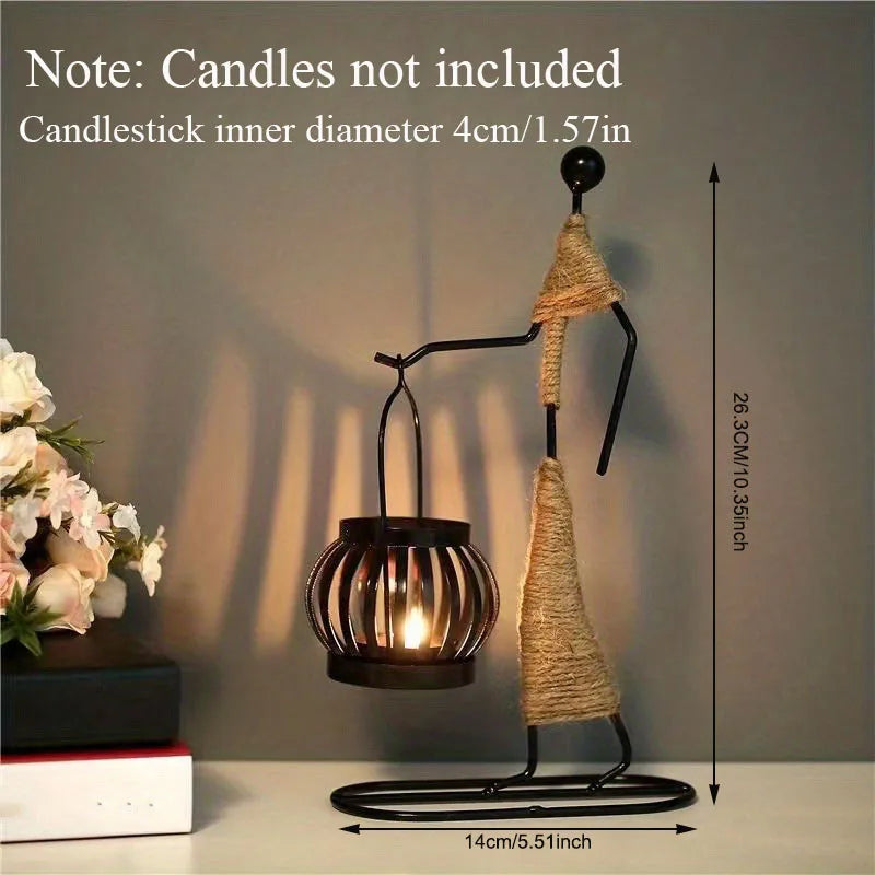 SilhouetteGlow™ Artistic Candle Holder